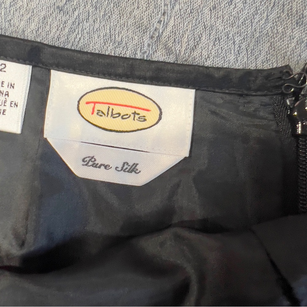 Talbots vintage Y2K wide leg Pure Silk pants size 12 - Picture 7 of 12